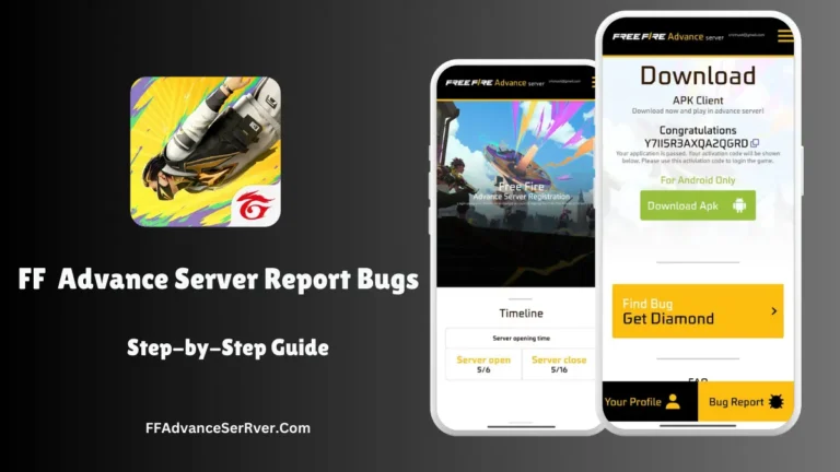 How to Report Bugs in Free Fire Advance Server