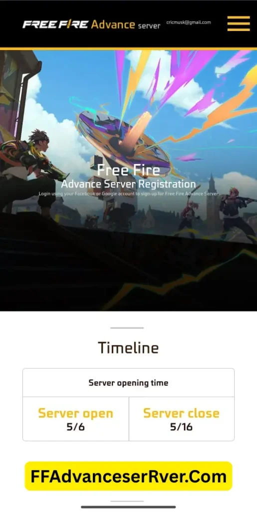 FF Advance Server New Update - Register, Download APK, and Get Activation Code