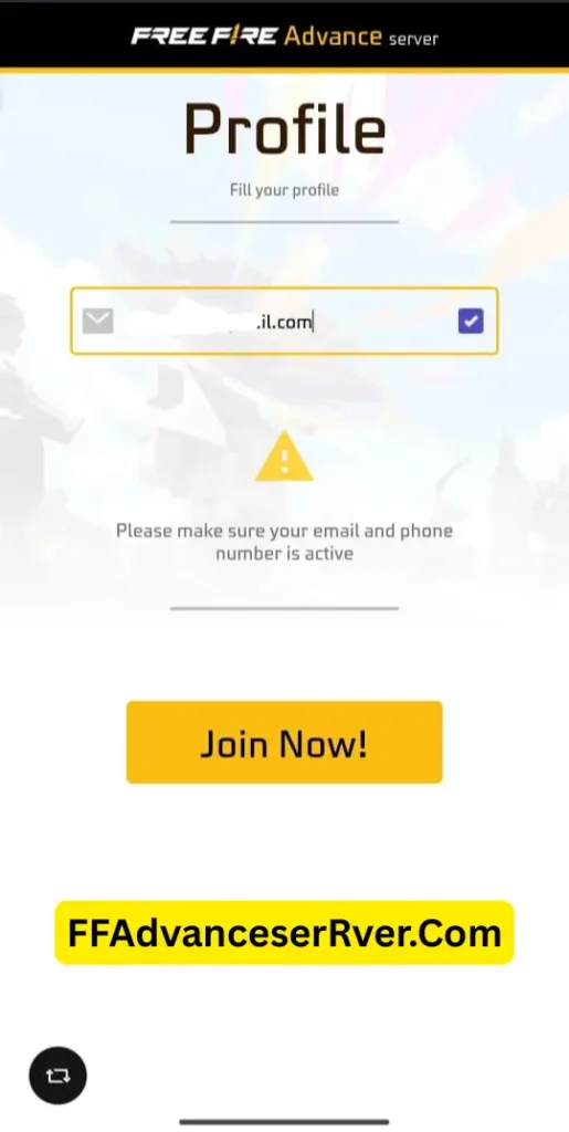 How to Register for Free Fire Advance Server?
